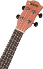 Cascha HH 3976 EN Soprano Ukulele Bundle Pink