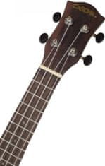 Cascha HH 3969 EN Soprano Ukulele Bundle Black