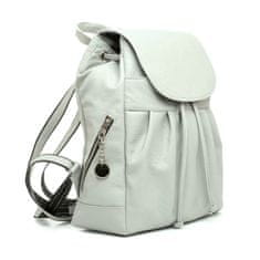 VegaLM Luxusný kožený ruksak z pravej hovädzej kože v šedej farbe