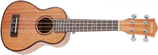 Cascha HH 2027 Soprano Mahogany Ukulele Bundle