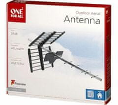 One For All SV9354 Amplified Outdoor Yagi TV Antenna Vonkajšia aktívna TV anténa 24 dB