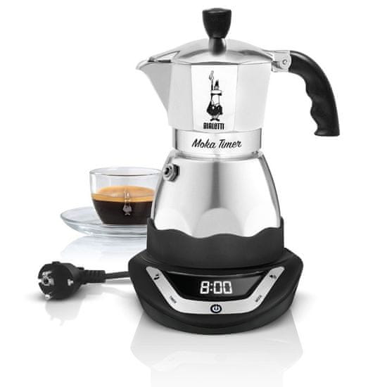 BIALETTI 0006092 MOKA EASY S ČASOVAČOM NA 3 ŠÁLKY