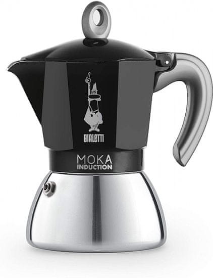 BIALETTI 0006932 MOKA INDUCTION ČIERNA NA 2 ŠÁLKY