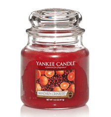 Yankee Candle MANDARIN CRANBERRY Stredná sviečka 411 g