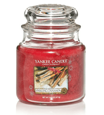 Yankee Candle SPARKLING CINNAMON Stredná sviečka 411 g