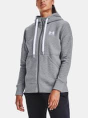 Under Armour Mikina Rival Fleece FZ Hoodie-GRY XS