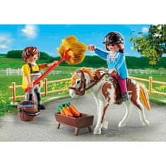 Playmobil Starter Pack konská stajňa doplnkový set , Jazdecký dvor, 19 dielikov