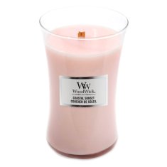 Woodwick Sviečka oválna váza , Západ slnka na pobreží, 609.5 g