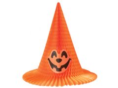 LAALU Papierový klobúk oranžový 40 cm