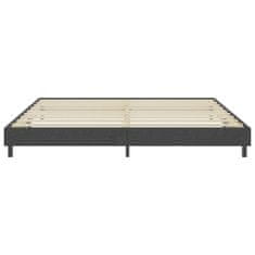 Vidaxl Posteľ boxspring tmavošedá látková 200x200 cm