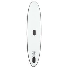 Vidaxl Nafukovací Stand up paddleboard s plachtou čierno-biely