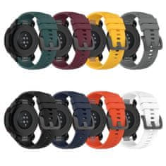 BStrap Silicone remienok na Honor Watch GS Pro, dark gray