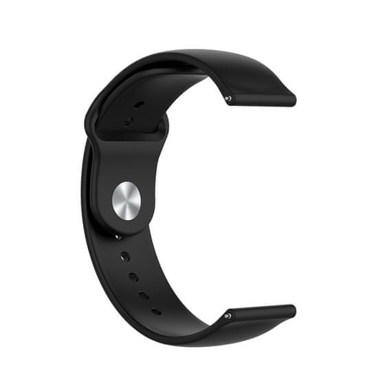 BStrap Silicone remienok na Garmin Vivoactive 4s, black