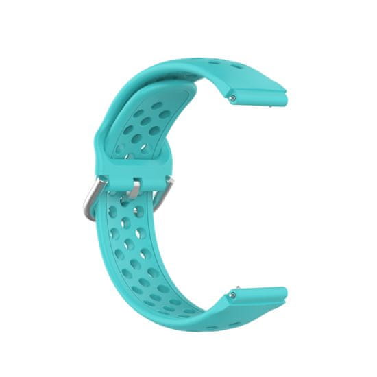 BStrap Silicone Dots remienok na Garmin Vivoactive 4s, teal