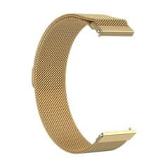 BStrap Milanese remienok na Garmin Vivoactive 4s, gold