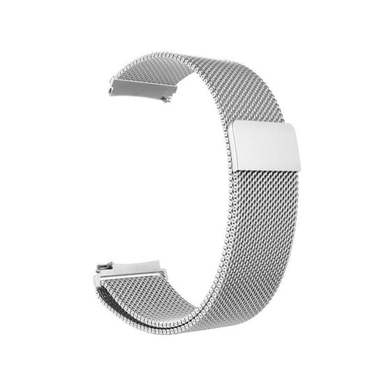 BStrap Milanese remienok na Samsung Galaxy Watch 4 / 5 / 5 Pro / 6, silver