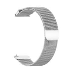 BStrap Milanese remienok na Garmin Vivoactive 4s, silver