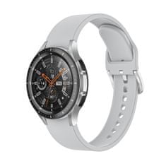 BStrap Silicone remienok na Samsung Galaxy Watch 4 / 5 / 5 Pro / 6, gray