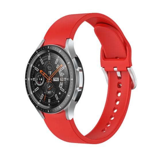 BStrap Silicone remienok na Samsung Galaxy Watch 4 / 5 / 5 Pro / 6, red