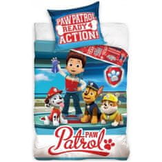 Carbotex Bavlnené posteľné obliečky Paw Patrol - Ready 4 Action