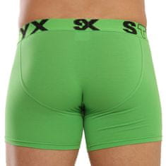 Styx Pánske boxerky long športová guma zelené (U1069) - veľkosť XXL