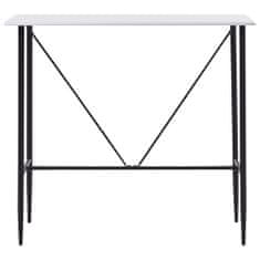 Petromila vidaXL Barový stôl biely 120x60x110 cm MDF