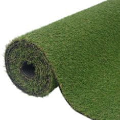 Petromila vidaXL Umelý trávnik 1x8 m/20 mm zelený
