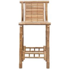 Vidaxl Barové stoličky 2 ks, bambus