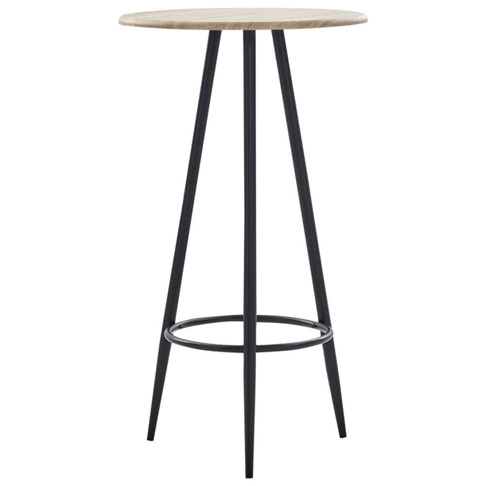 Petromila vidaXL Barový stôl dubový 60x107,5 cm MDF