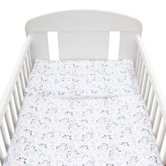 NEW BABY 2-dielna posteľná bielizeň 90/120 cm Clover white