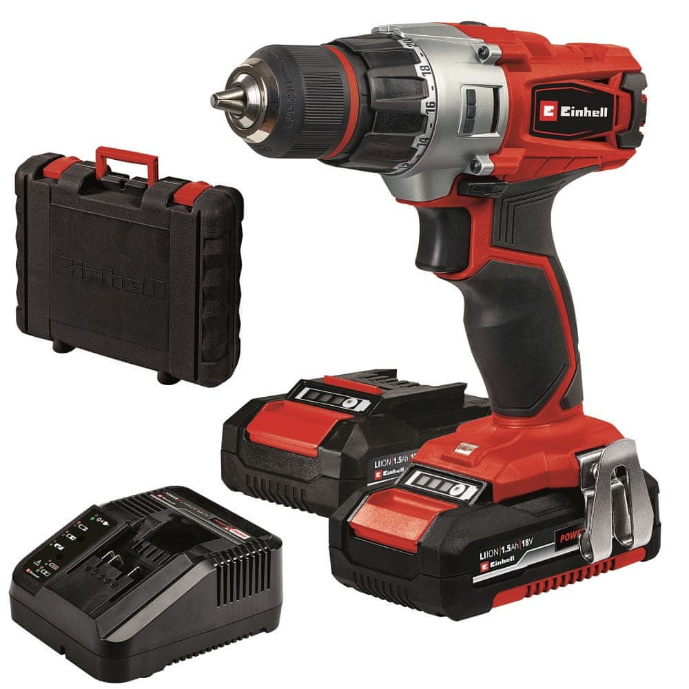 Einhell Aku skrutkovač TE-CD 18/2 Li Kit Expert Plus 4513830