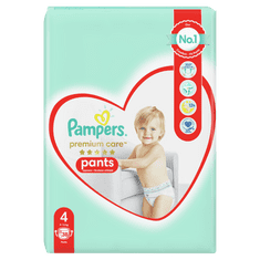 Pampers Plienkové nohavičky Premium Care Pants 4 (9-15 kg) Maxi 38 ks