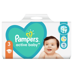 Pampers Plienky Active Baby 3 Midi (6-10 kg) Giant Pack 104 ks