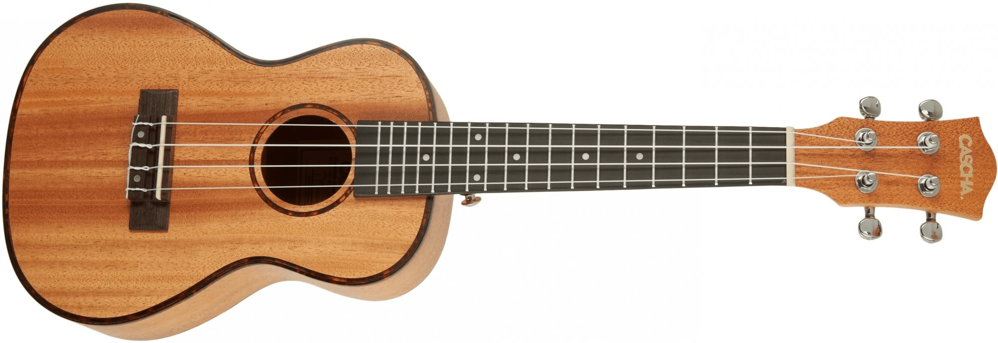  krásne koncertné ukulele Cascha HH 2035 Concert Mahogany Ukulele Set matná povrchová úprava 18 pražcov plnohodnotný zvuk zhotovené z mahagónového dreva bohatá výbava krásne aj ako darček 