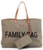 Childhome Cestovná taška Family Bag Canvas Khaki