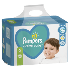 Pampers Active Baby Plenky Veľkosť 6, 96 Plienok, 13-18 kg