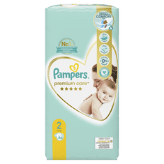 Pampers Premium Care Plienky, Veľkosť 2, 46 ks, 4kg-8kg