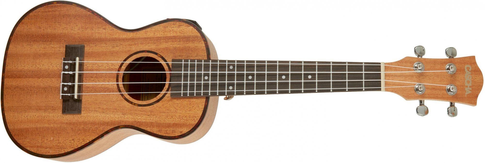  krásne koncertné ukulele Cascha HH 2035E Concert Mahogany Ukulele Set EQ matná povrchová úprava 18 pražcov plnohodnotný zvuk zhotovené z mahagónového dreva bohatá výbava krásne aj ako darček 