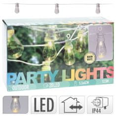Vidaxl Súprava LED párty osvetlenia ProGarden 20 lámp 12 V