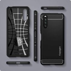 Spigen Rugged Armor silikónový kryt na Sony Xperia 10 III, čierny