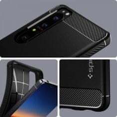 Spigen Rugged Armor silikónový kryt na Sony Xperia 1 III, čierny