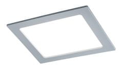 Paulmann Paulmann Vstavaný panel LED hranaté 18W 4000K Chróm mat IP44 920.78 P 92078 92078