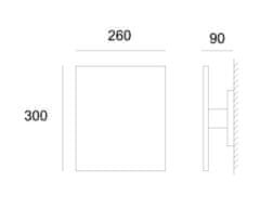 Light Impressions Light Impressions Deko-light nástenné prisadené svietidlo Relono 220-240V AC / 50-60Hz E14 2x max. 40,00 W 260 mm biela 341010