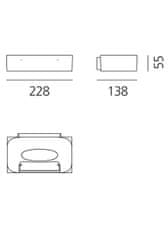 Artemide Artemide Meletos nástenné biela LED 2700K 1633W10A