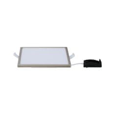 Paulmann Paulmann LED zabudovateľný panel Areo IP44 hranaté 180mm 12W nikel mat stmievateľné 929.39 P 92939 92939