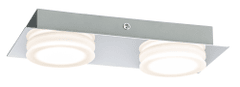 Paulmann Paulmann nástenné svietidlo LED Doradus IP23 2-ramennej 2x4,7W chróm 708.83 P 70883 70883