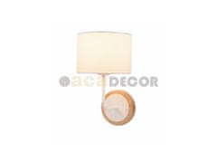 ACA ACA Lighting Textile nástenné svietidlo OD6508WWH