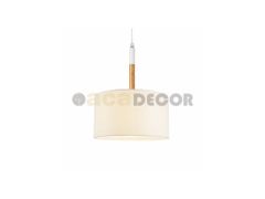 ACA ACA Lighting Textile závesné svietidlo OD650825PWH