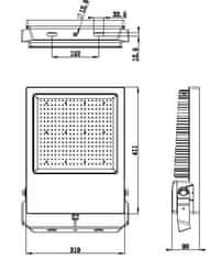 Light Impressions Deko-Light podlahové a nástenné a stropné svietidlo Atik 220-240V AC / 50-60Hz 242,00 W 4000 K 31800 lm 319 tmavo čierna RAL 9005 732098