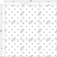 Light Impressions Light Impressions KapegoLED modulárny systém Modular Panel Flex 24V DC 37,00 W 1306 lm 240 mm 848012